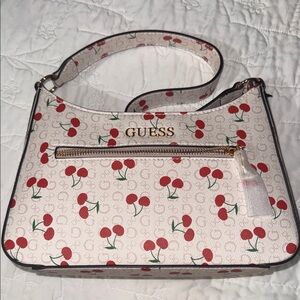 Viral GUESS Cherry Print Shoulder Bag